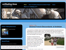 Tablet Screenshot of enfiladinglines.com